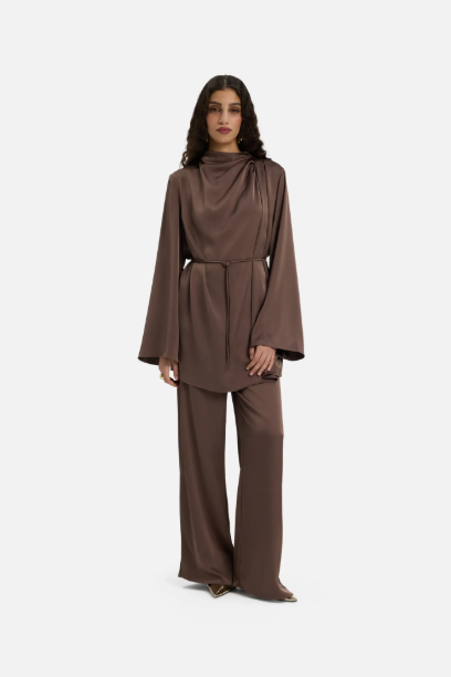Picture of Asymmetric Pleat Blouse