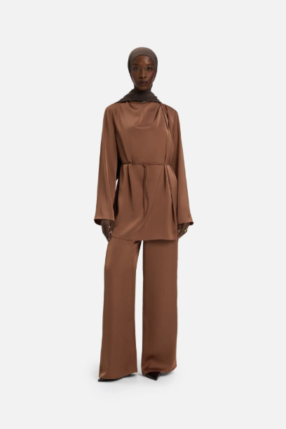 Picture of Asymmetric Pleat Blouse