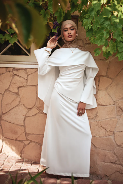 Picture of Meyah Maxi Skirt - Off White