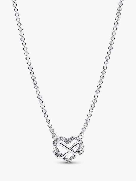 Picture of Sparkling Infinity Heart Collier Necklace