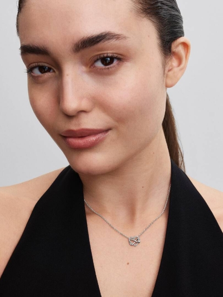 Picture of Sparkling Infinity Heart Collier Necklace