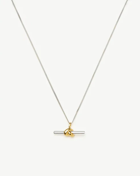 Picture of Lucy Williams T-Bar Knot Pendant Necklace