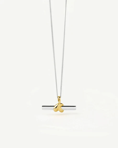 Picture of Lucy Williams T-Bar Knot Pendant Necklace