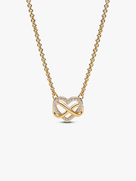 Picture of Sparkling Infinity Heart Collier Necklace