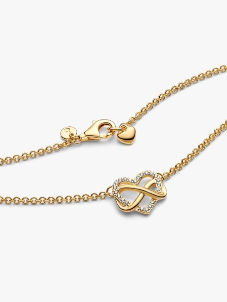 Picture of Sparkling Infinity Heart Collier Necklace
